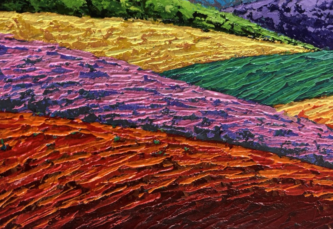 Oil painting Horizon in the lights of the evening sun V. Zadorozhnya - 6