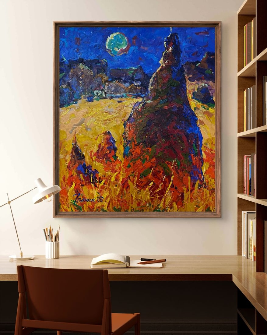 Oil painting A moment of peace Oleksiy Ivanyuk - 2