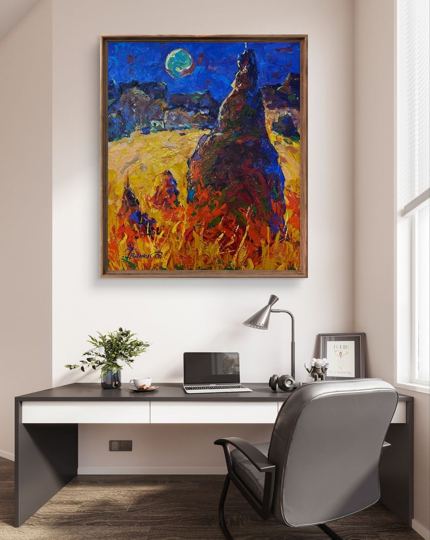 Oil painting A moment of peace Oleksiy Ivanyuk - 3