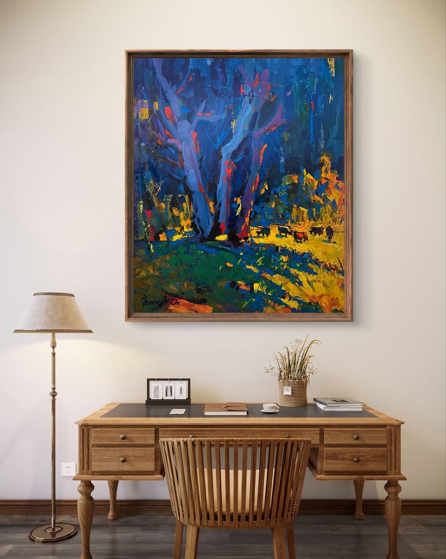 Oil painting In the shade of the sedges Oleksiy Ivanyuk - 2