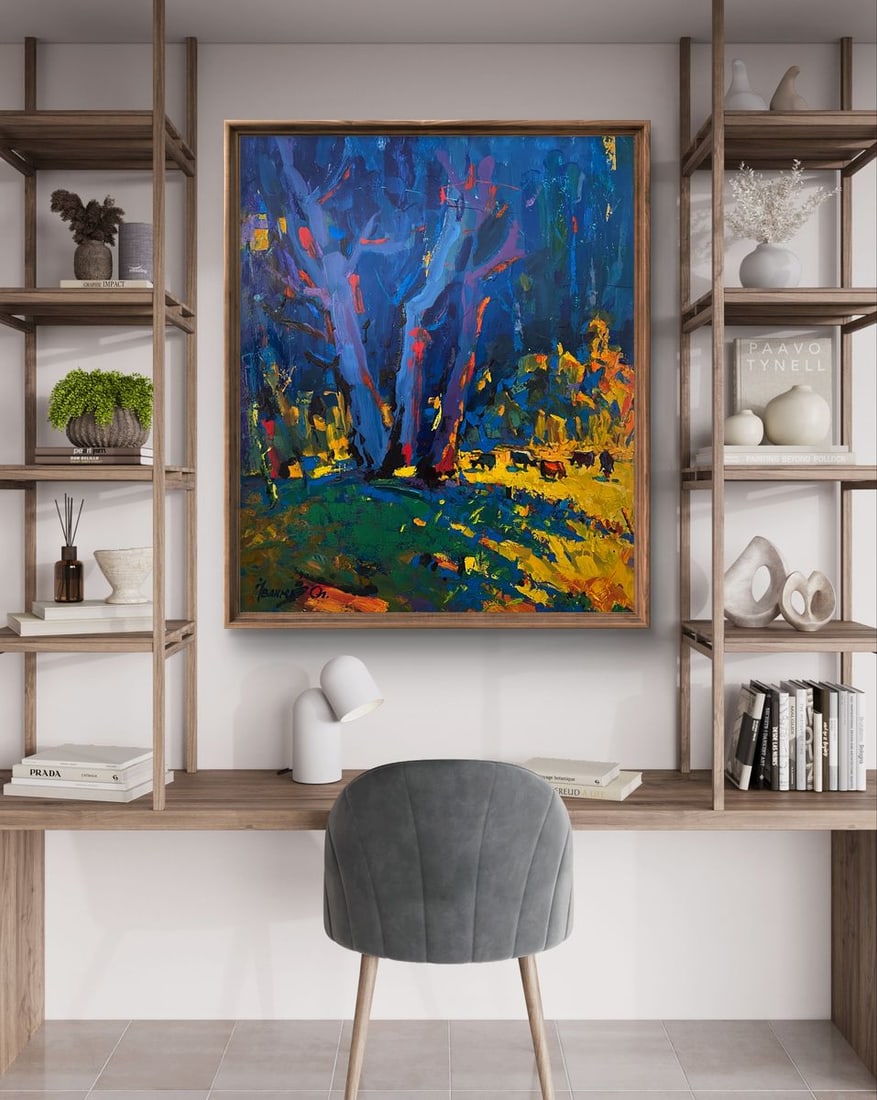 Oil painting In the shade of the sedges Oleksiy Ivanyuk - 3