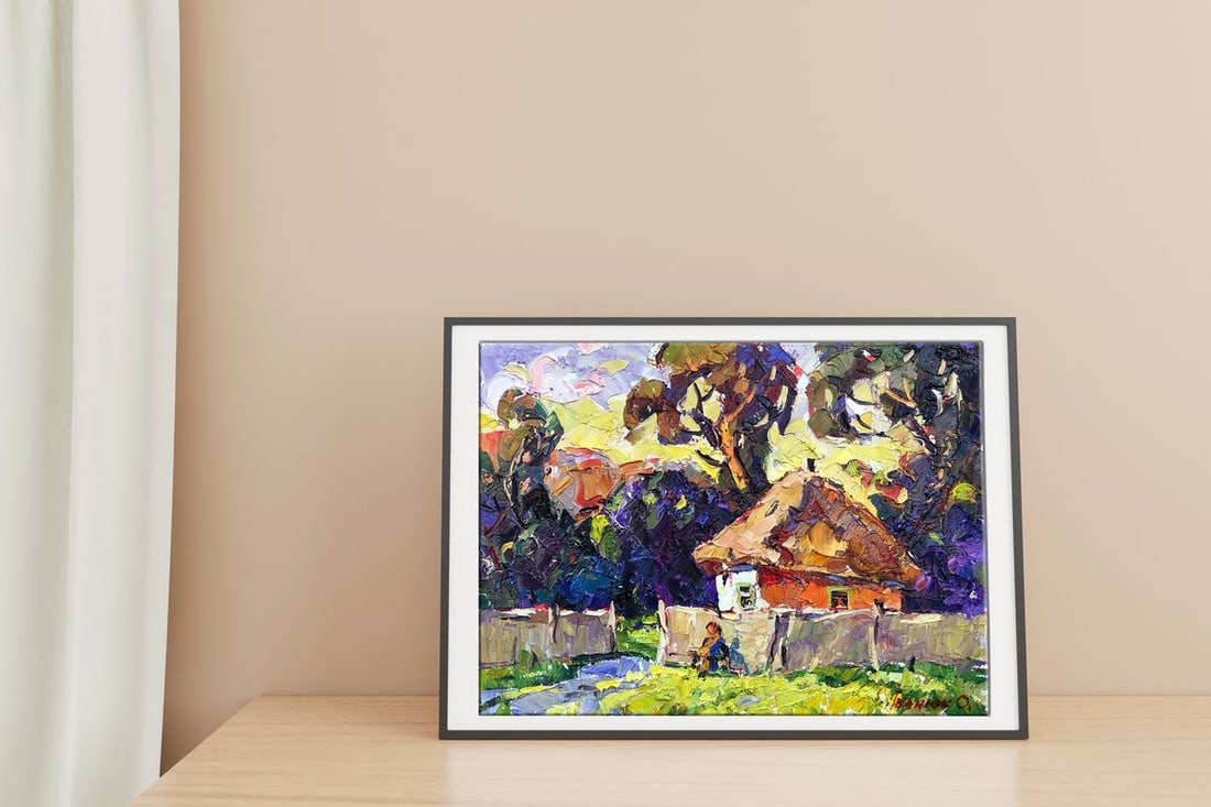 Oil painting Warm evening Kalenyuk Alex - 2