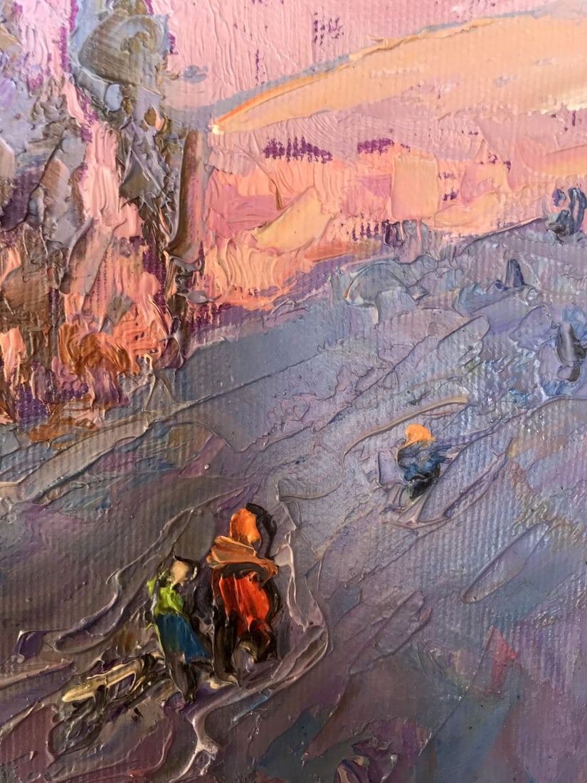 Oil painting Until late Kalenyuk Alex - 8