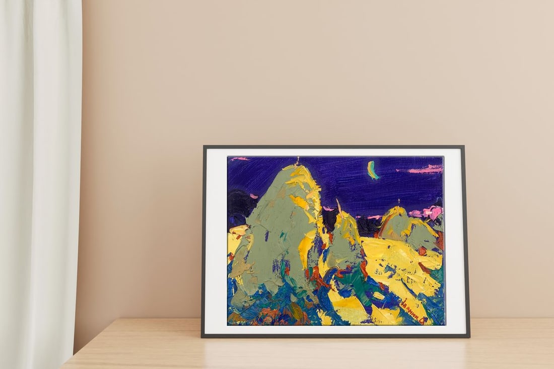 Oil painting Moonlit night Kalenyuk Alex - 3