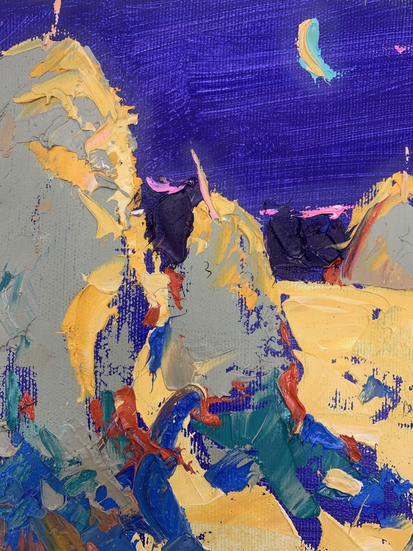 Oil painting Moonlit night Kalenyuk Alex - 6