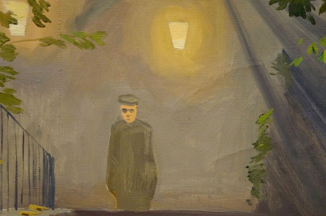 Oil painting Night park Chernikov Nikolay Vladimirovich - 6