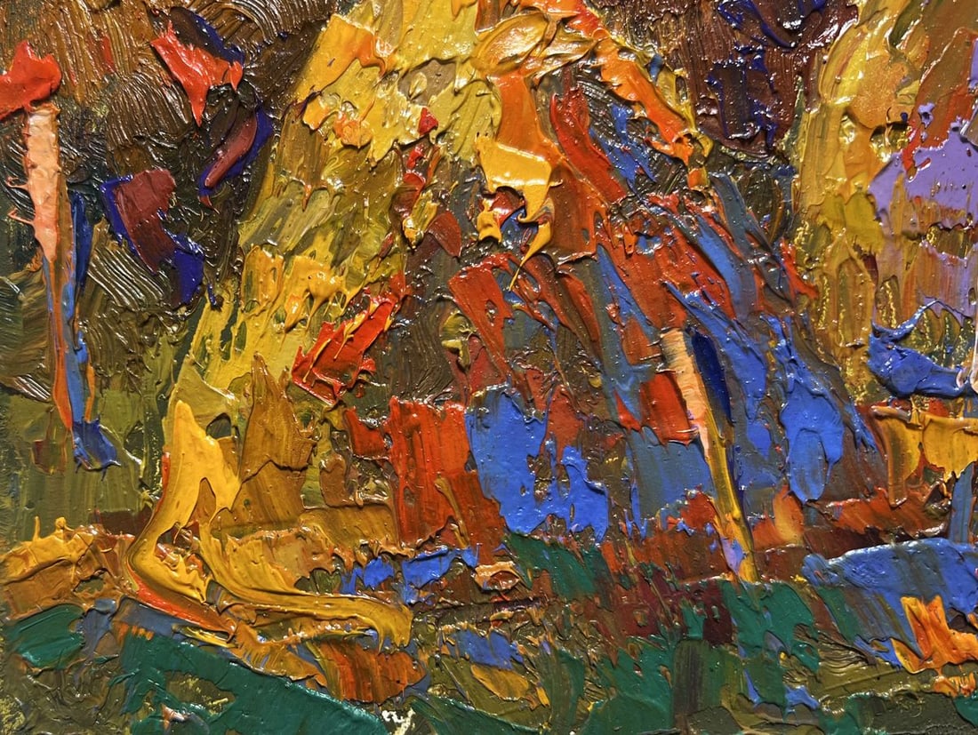 Oil painting The sun is setting Alex Kalenyuk - 5