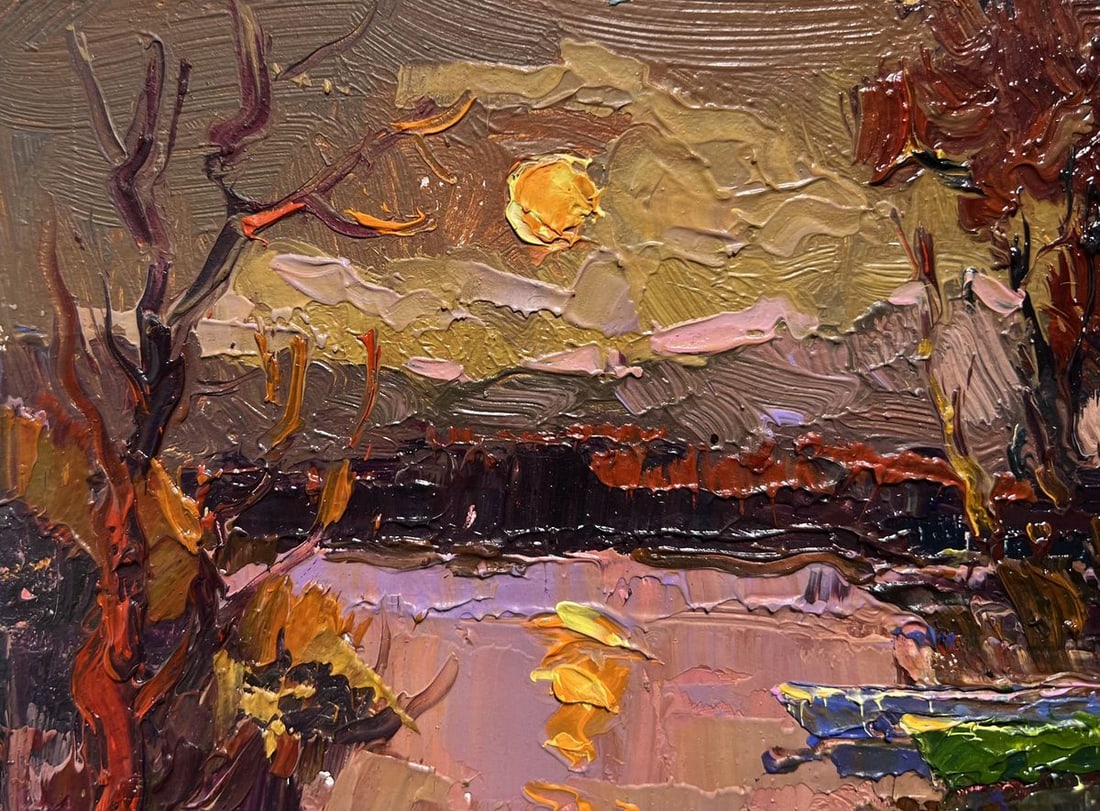 Oil painting Monthly reflection Oksana Kalenyuk - 4