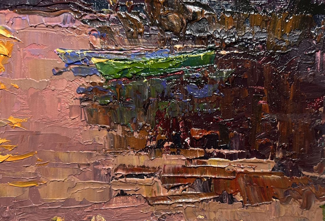 Oil painting Monthly reflection Oksana Kalenyuk - 5