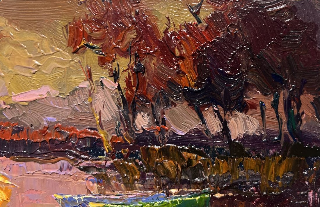 Oil painting Monthly reflection Oksana Kalenyuk - 6