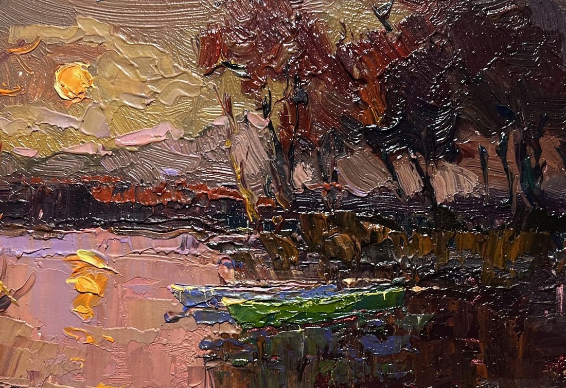 Oil painting Monthly reflection Oksana Kalenyuk - 8