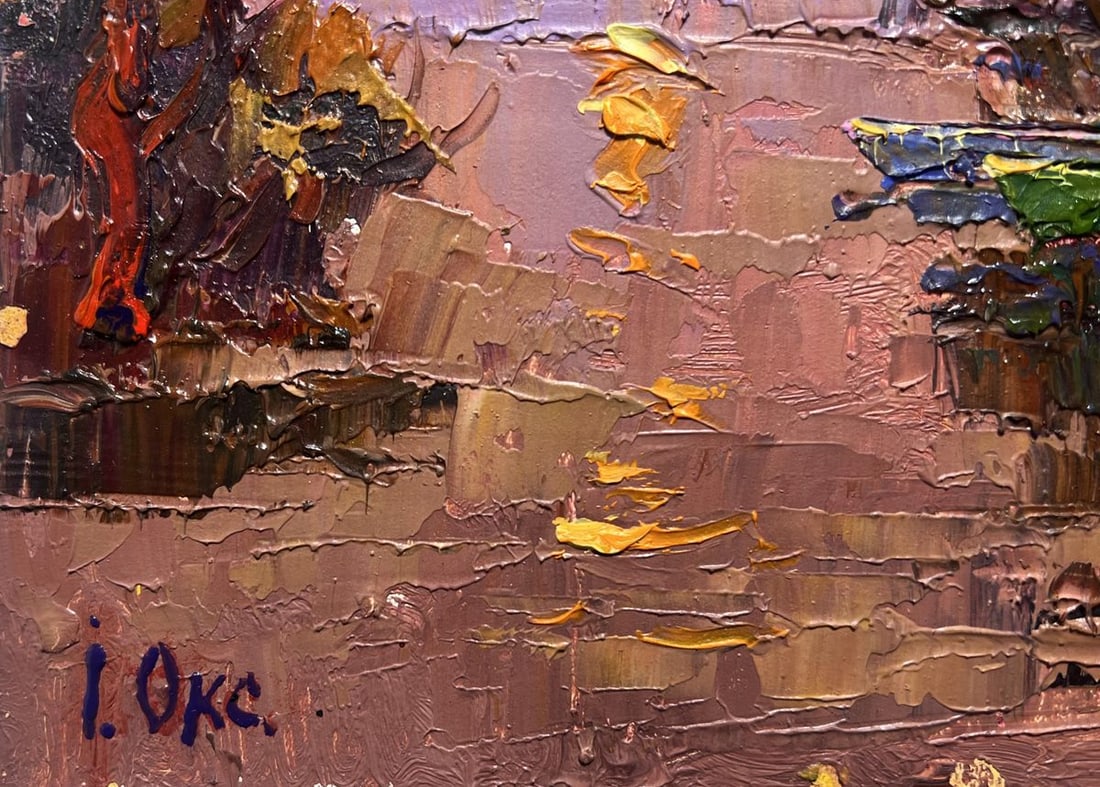 Oil painting Monthly reflection Oksana Kalenyuk - 9