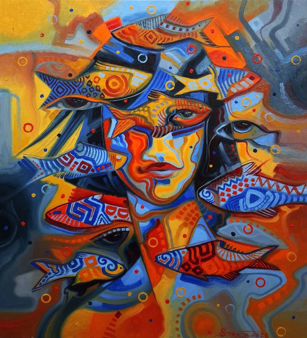 Oil painting Colour movement Sergey Voichenko (1 of 8)