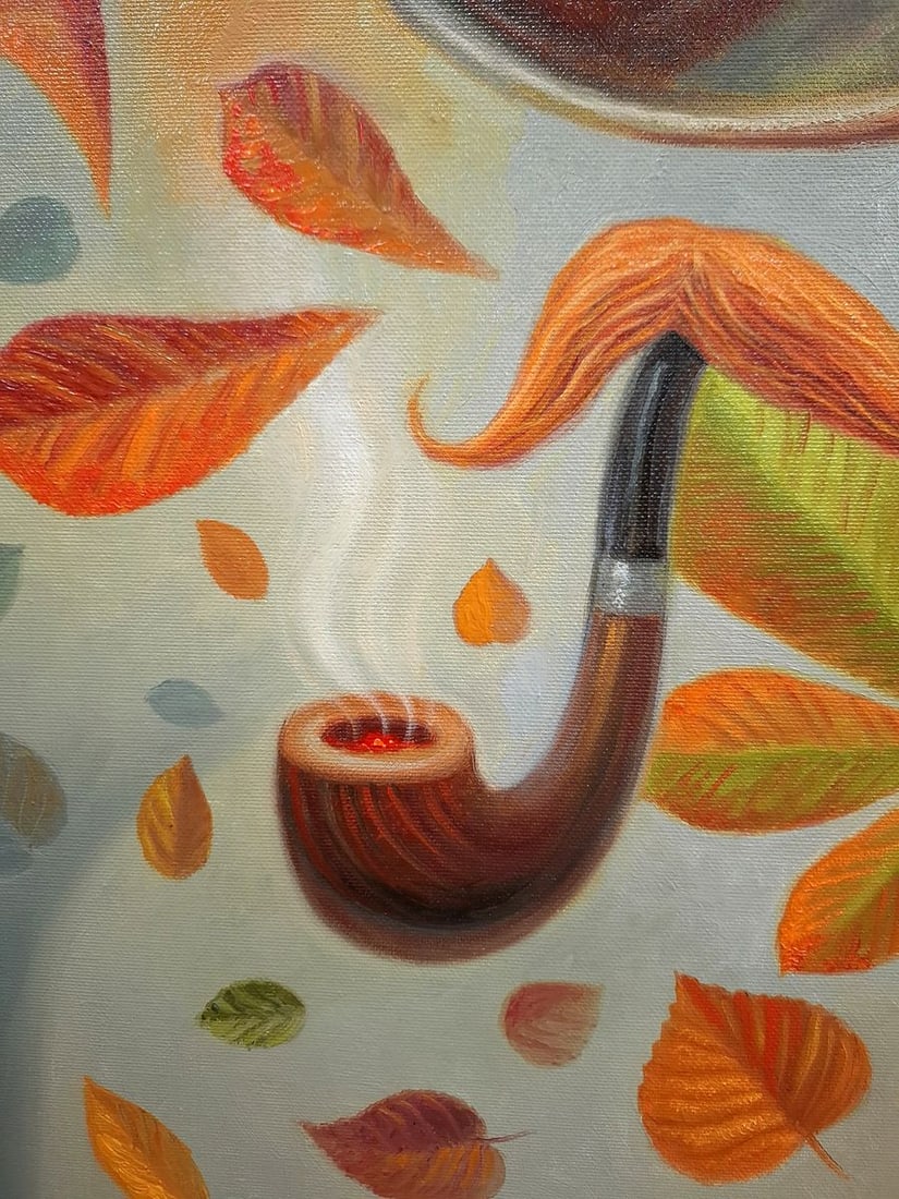 Oil painting Invisible Among the Foliage Sergey Voichenko - 6
