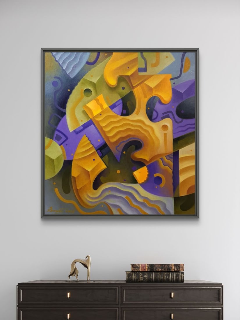 Oil painting Mental puzzles Sergey Voichenko - 4