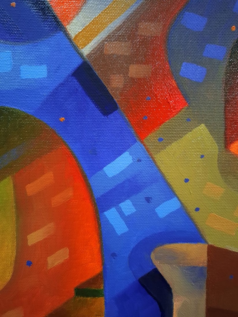 Oil painting Sunset in the Suburbs Sergey Voichenko - 8
