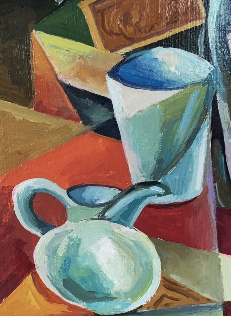 Oil painting Mirror reflection of thoughts Unknown artist - 4