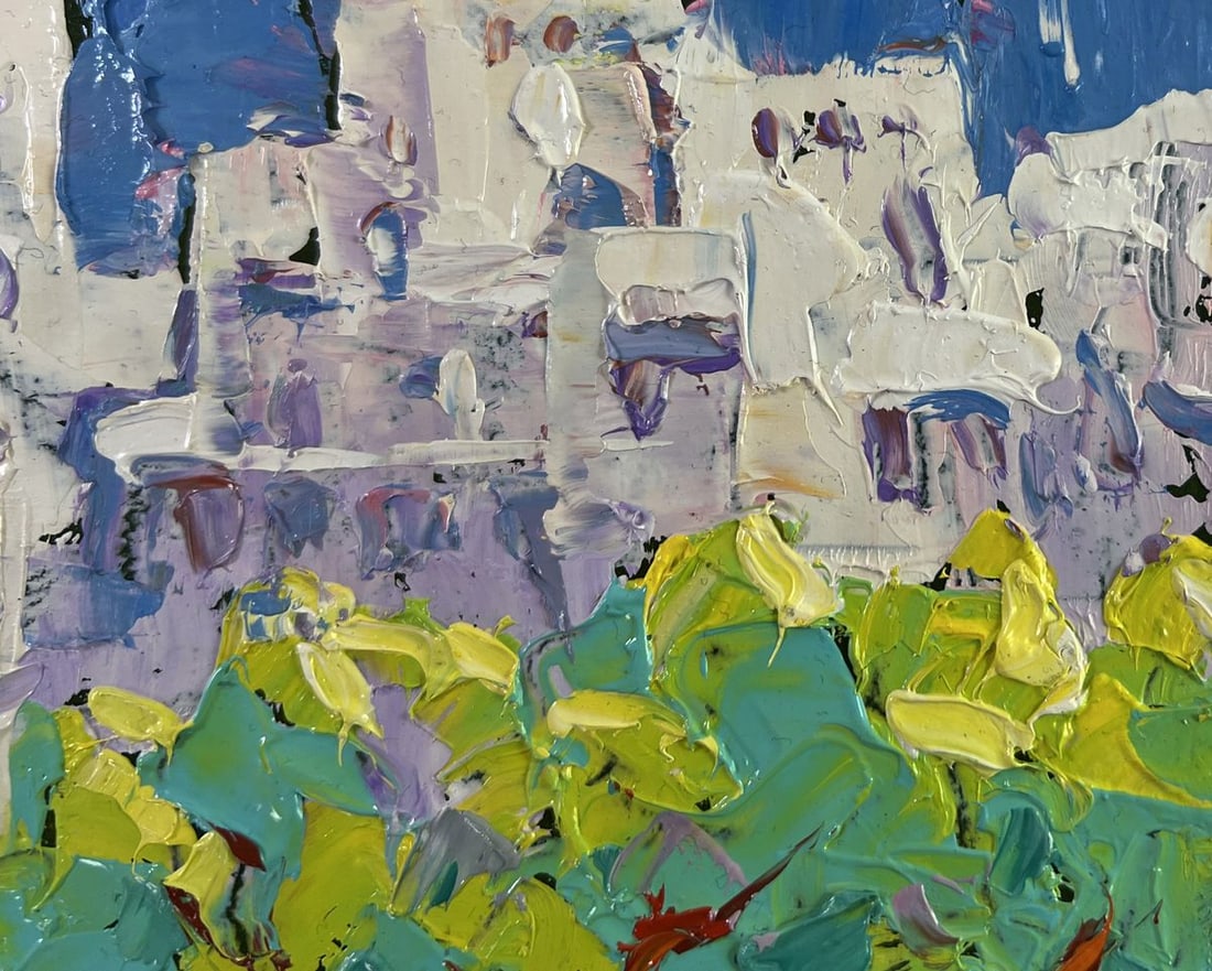 Oil painting Spring in the city Alex Kalenyuk - 4