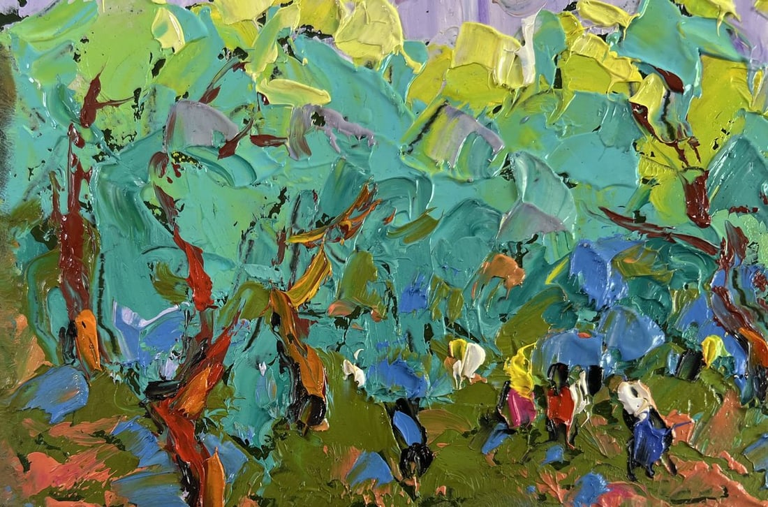 Oil painting Spring in the city Alex Kalenyuk - 6