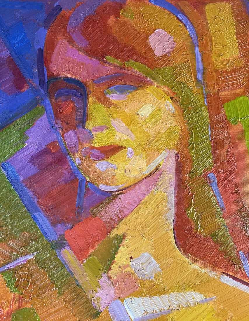 Oil painting Under the water curtain Pavel Dobrev - 5