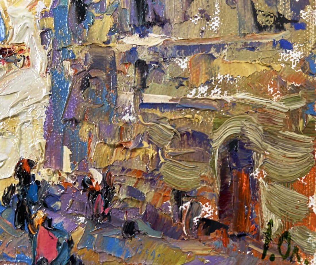 Oil painting Twilight Over the City Alex Kalenyuk - 5