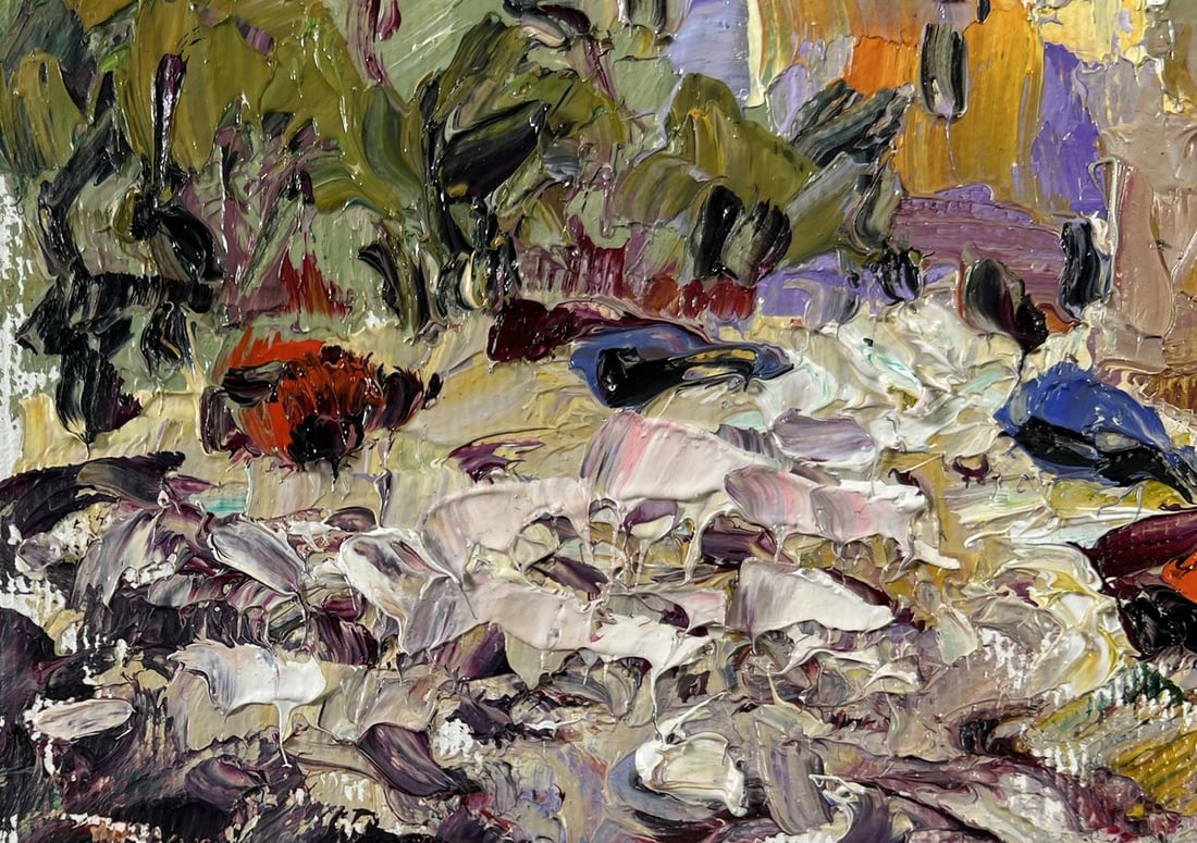 Oil painting City in the morning Alex Kalenyuk - 6