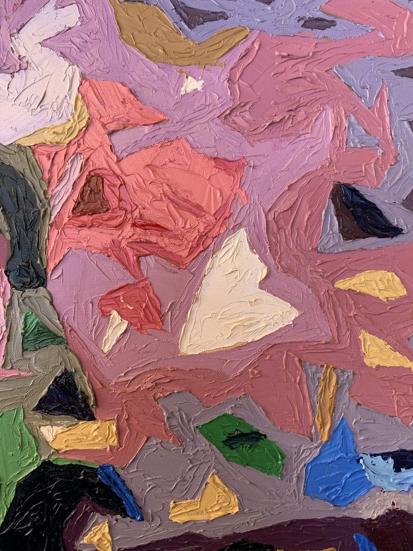 Oil painting Fragments of flowers Oleksandr Gukalov - 10