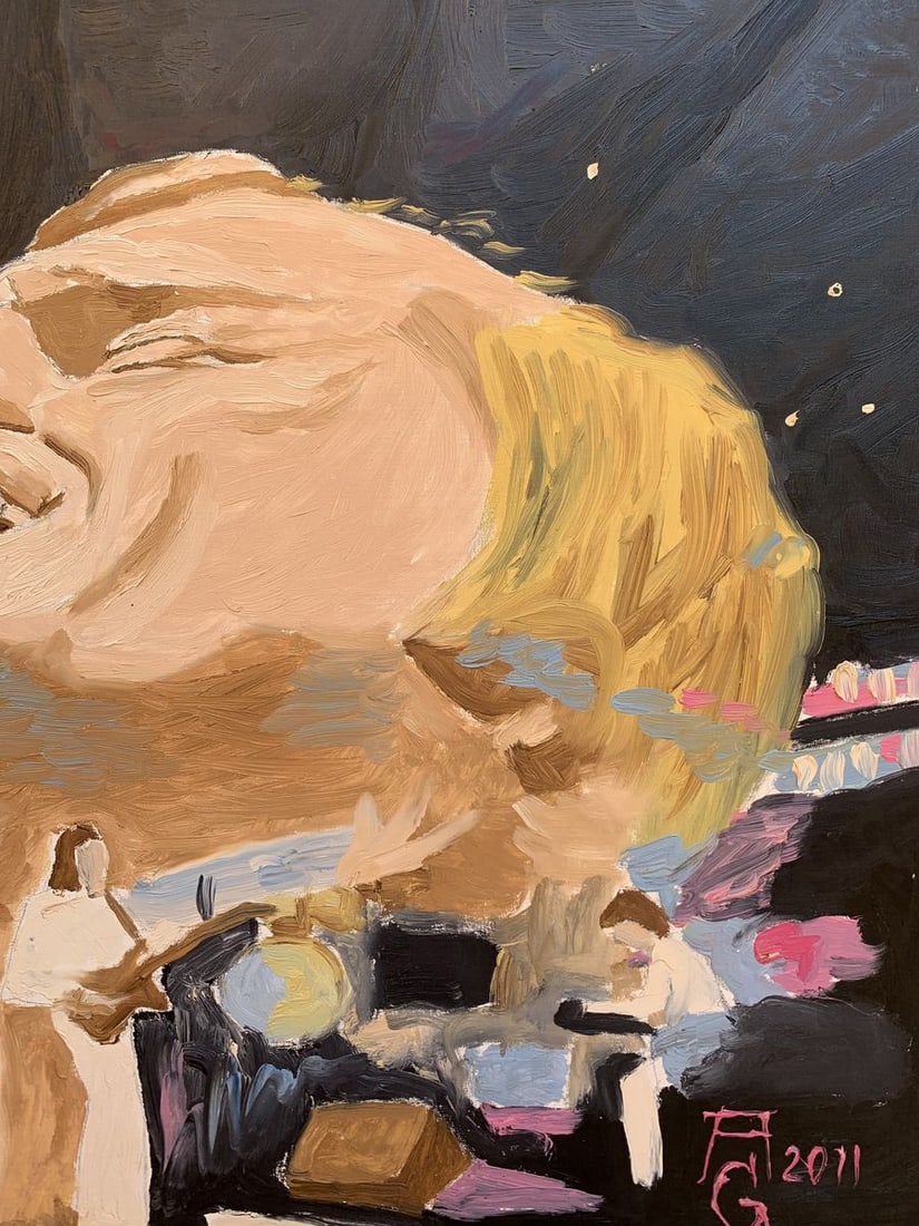 Oil painting Karaoke Oleksandr Gukalov - 11
