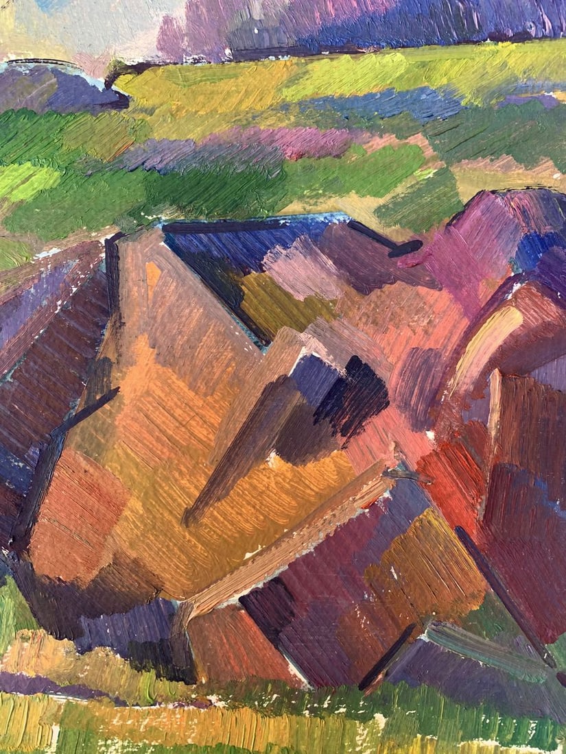 Oil painting Rocks Peter Tovpev - 11