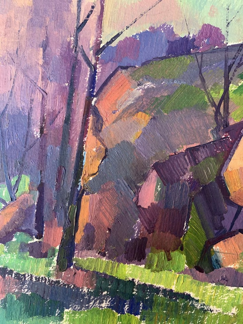 Oil painting Rocks Peter Tovpev - 5