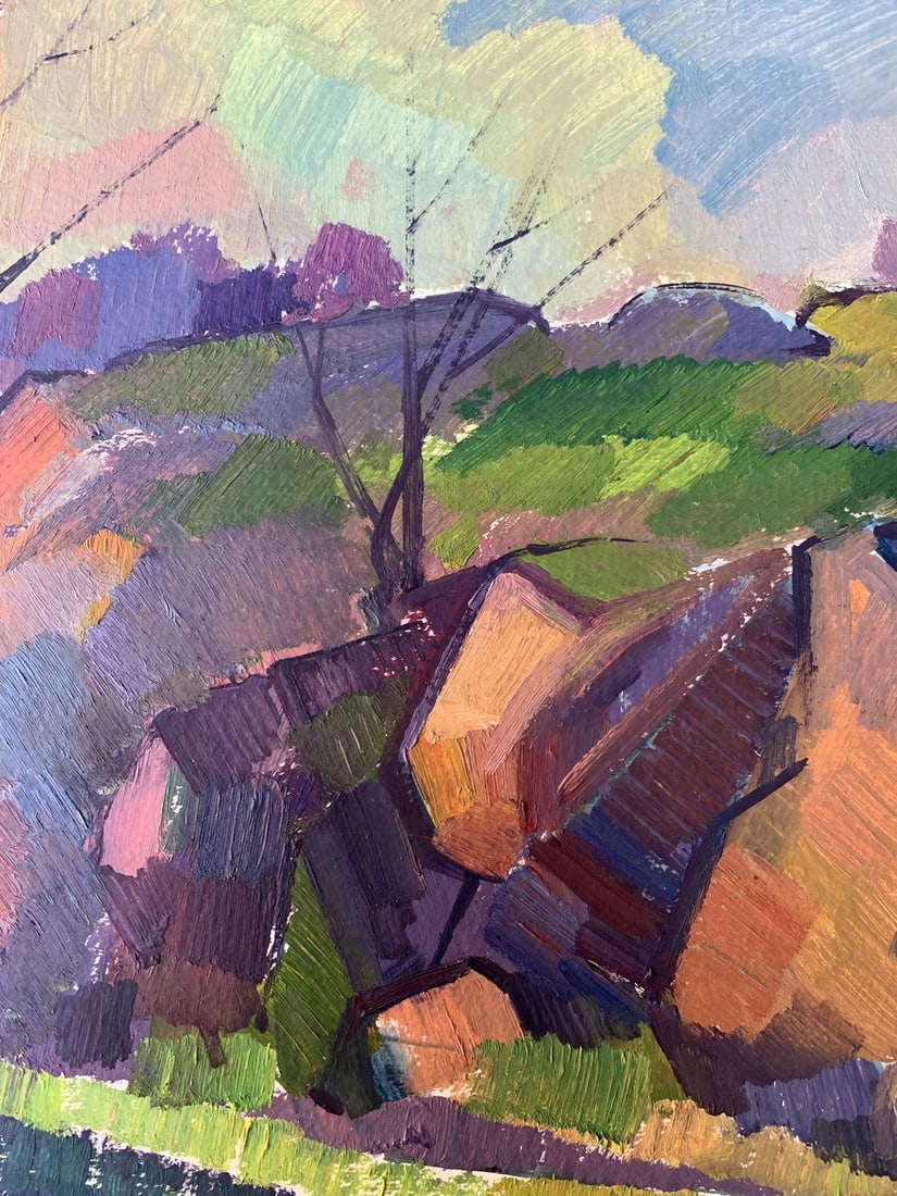 Oil painting Rocks Peter Tovpev - 6