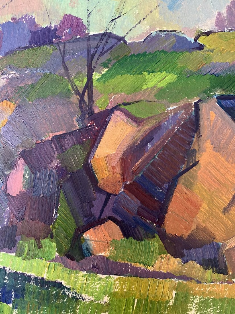 Oil painting Rocks Peter Tovpev - 7