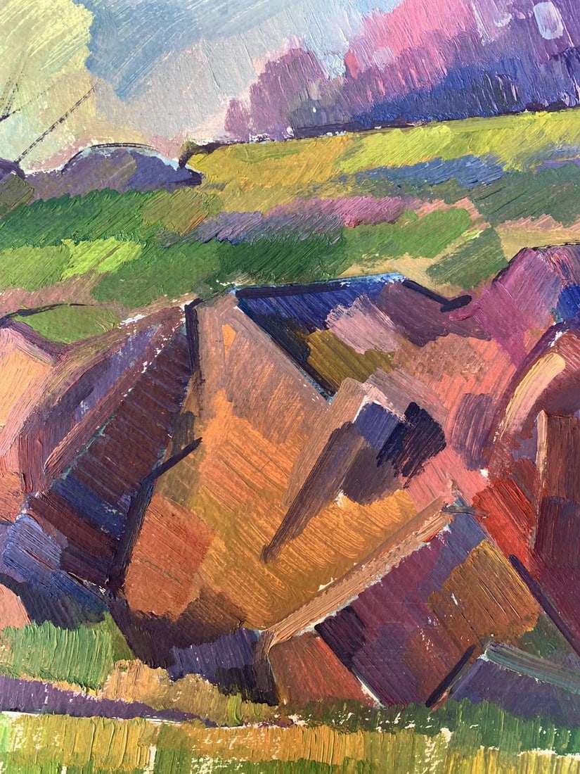 Oil painting Rocks Peter Tovpev - 9