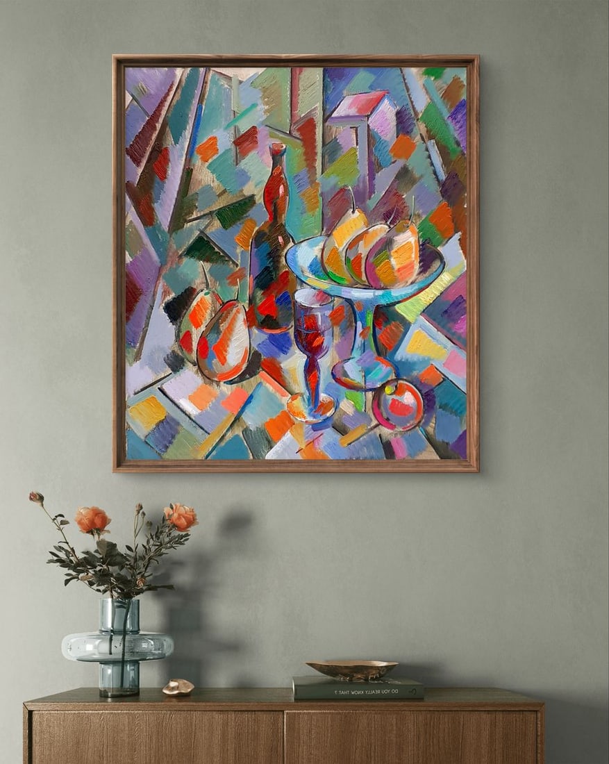 Abstract oil painting Sweet still life Peter Tovpev - 2