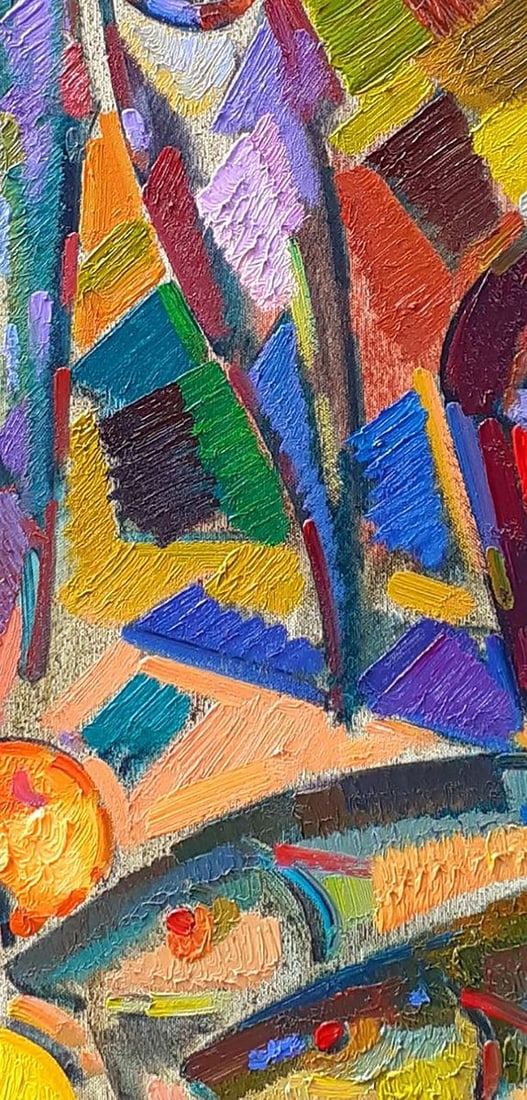 Oil painting Fruit and wine Peter Tovpev - 7