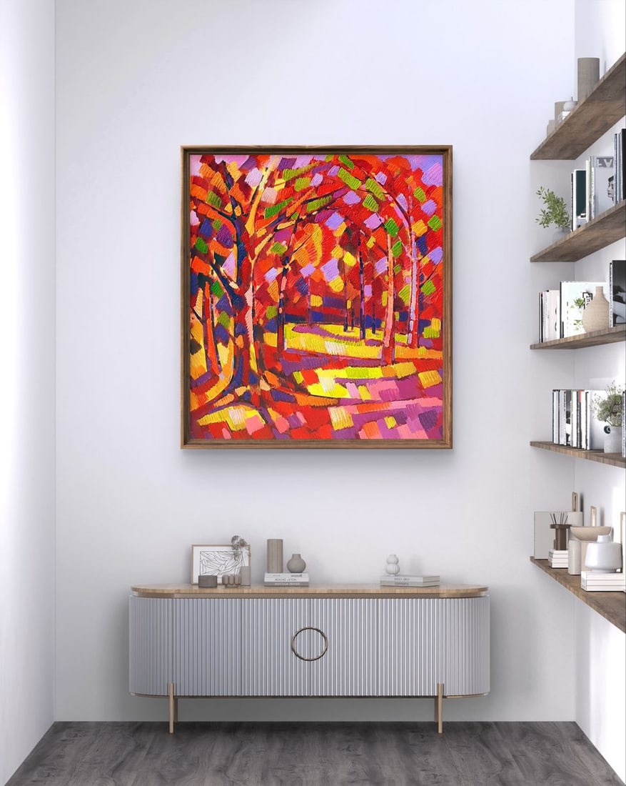 Oil painting Autumn Peter Tovpev - 2