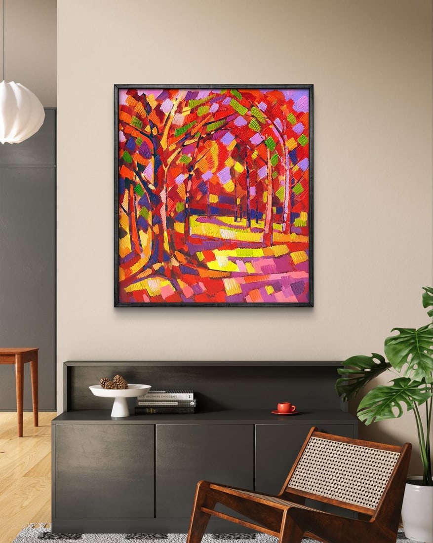 Oil painting Autumn Peter Tovpev - 3