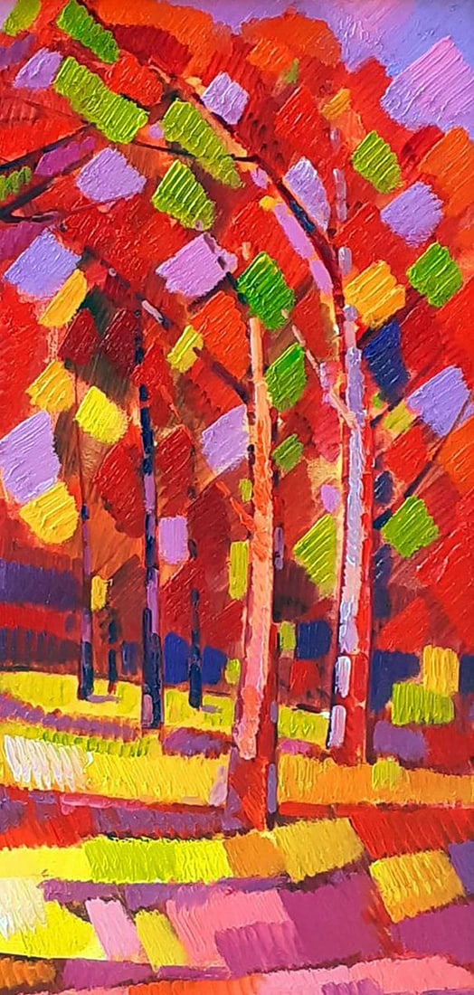Oil painting Autumn Peter Tovpev - 4