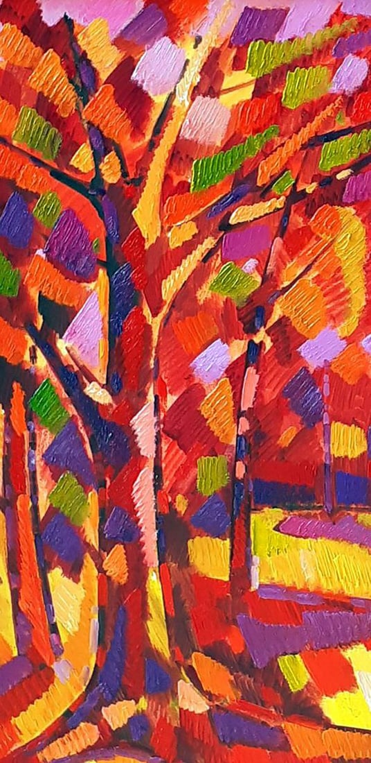 Oil painting Autumn Peter Tovpev - 5