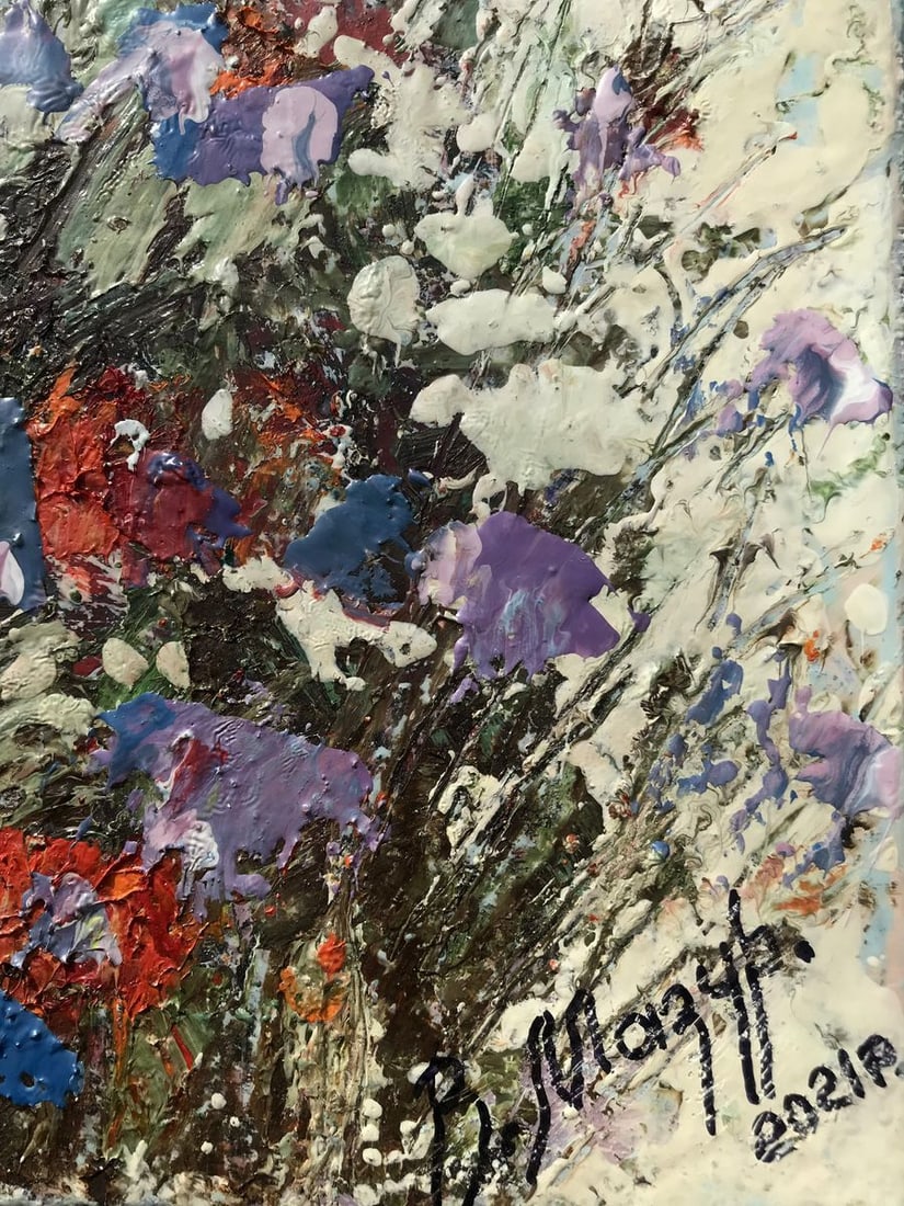 Oil painting Flowers Mazur Vladimir - 11