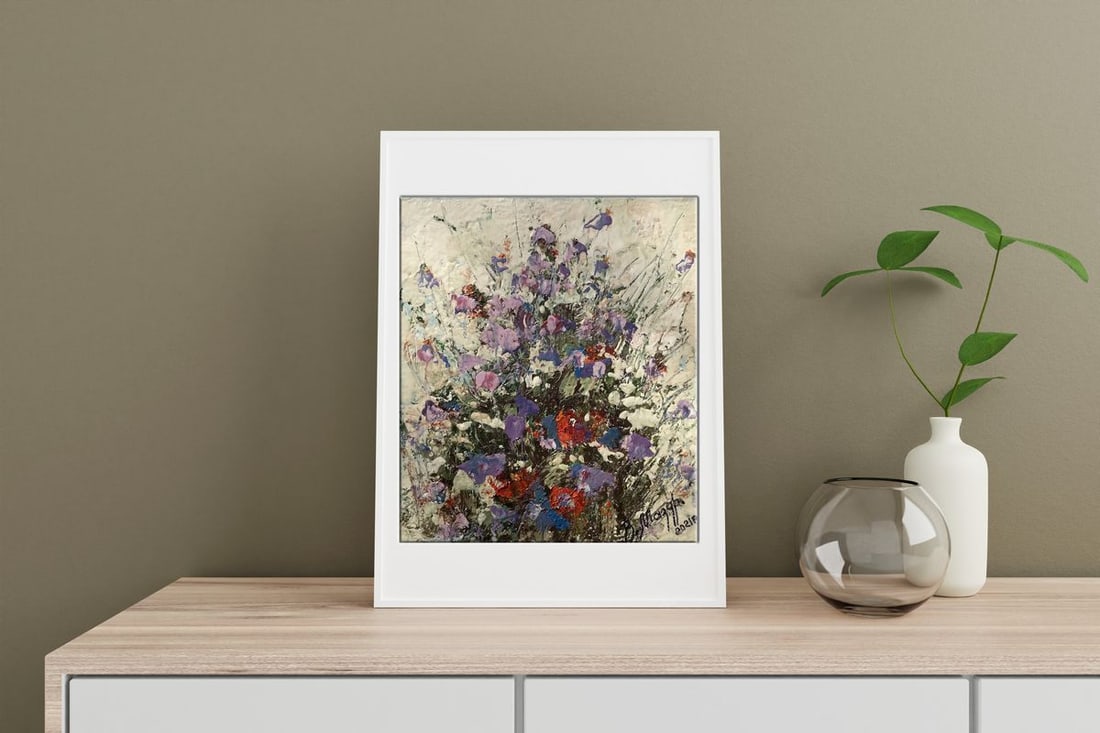 Oil painting Flowers Mazur Vladimir - 2