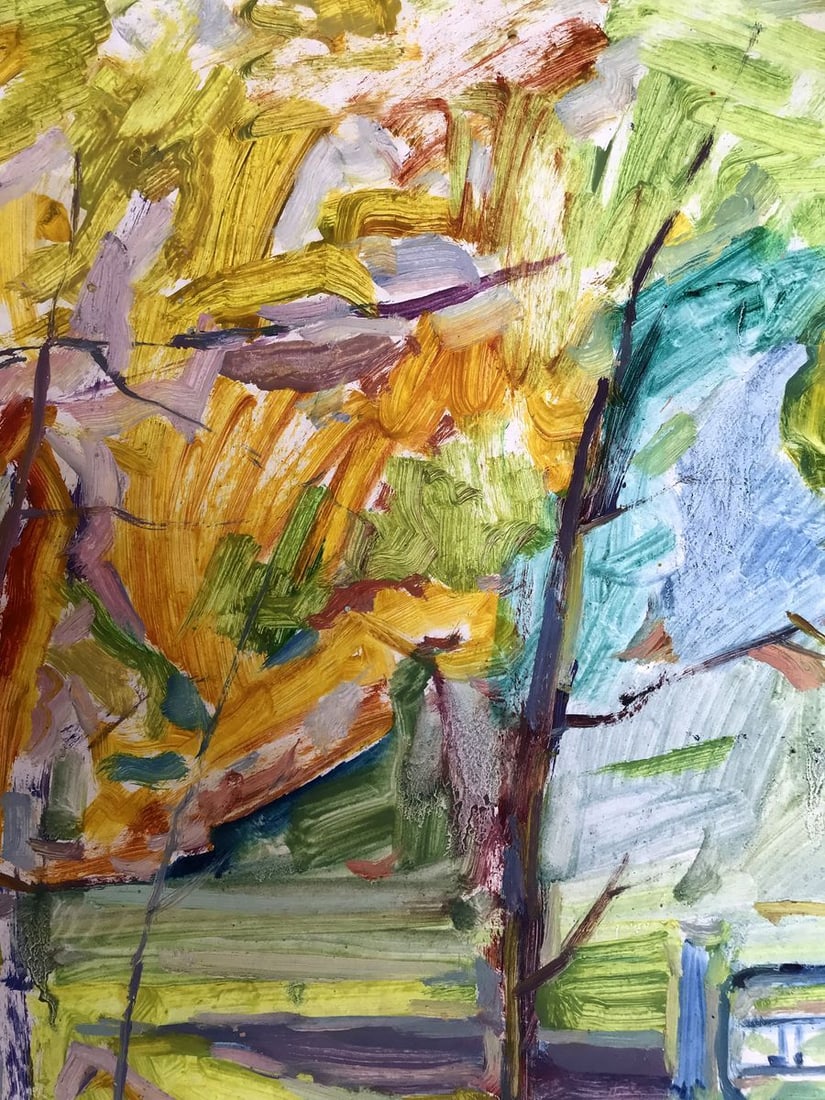Oil painting Out of town Peter Tovpev - 6