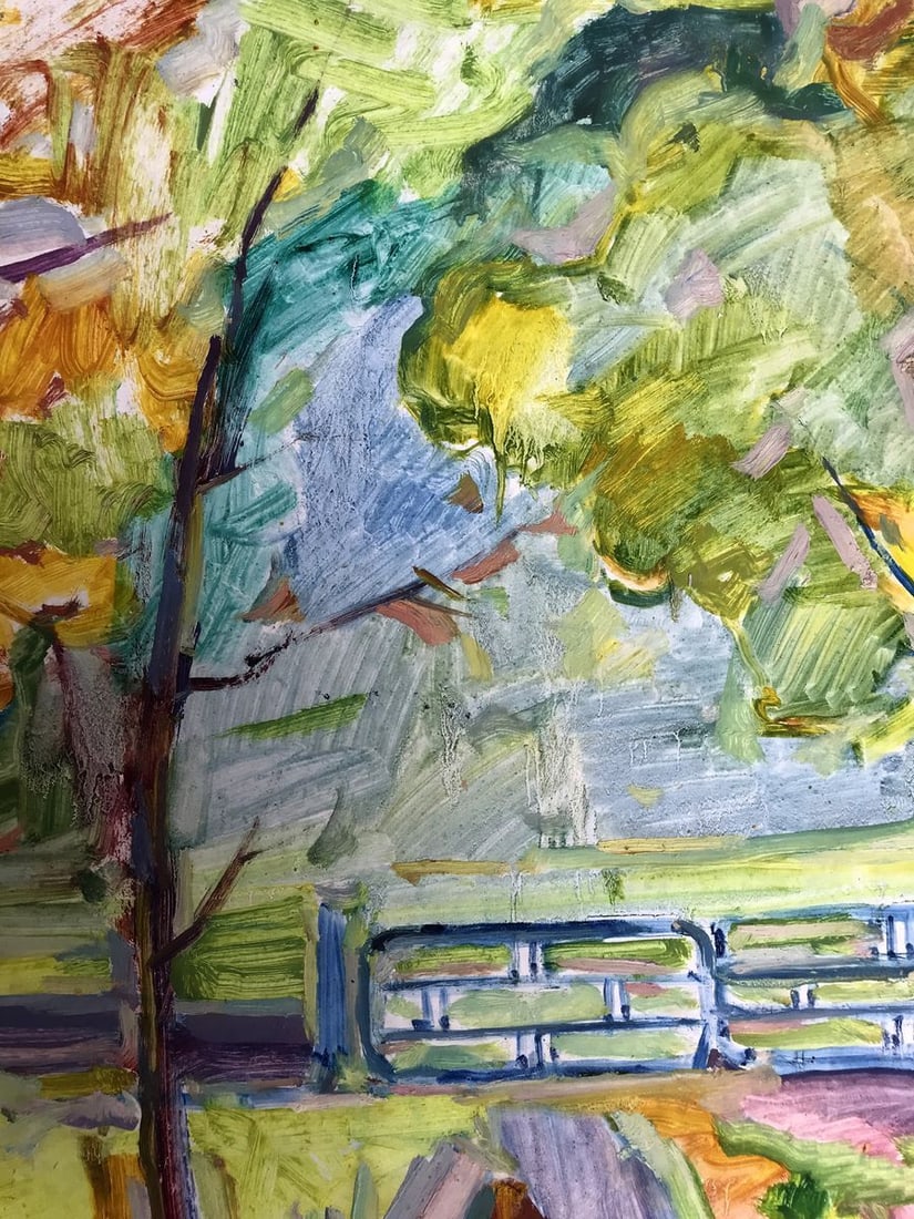 Oil painting Out of town Peter Tovpev - 8