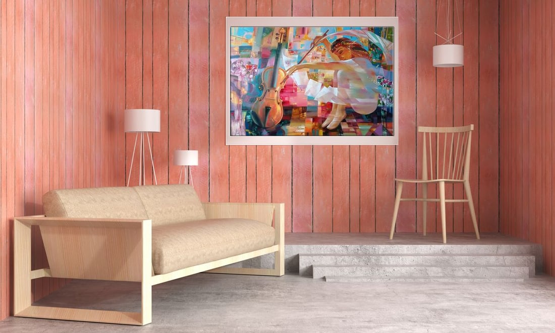 Abstract oil painting Legato Anatoly Tarabanov - 2