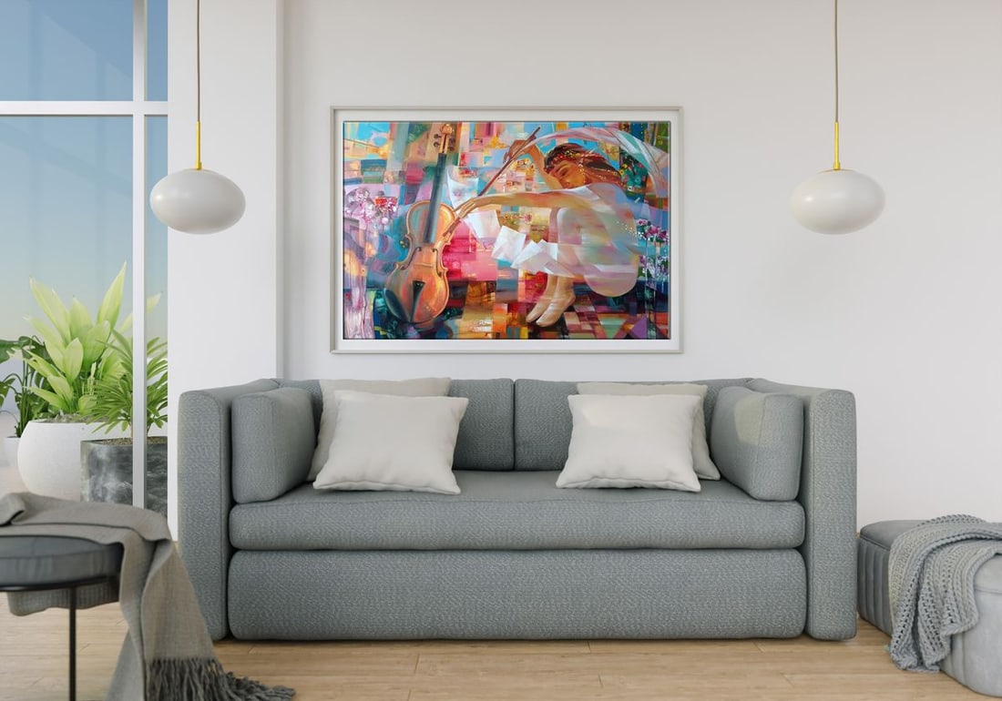 Abstract oil painting Legato Anatoly Tarabanov - 3