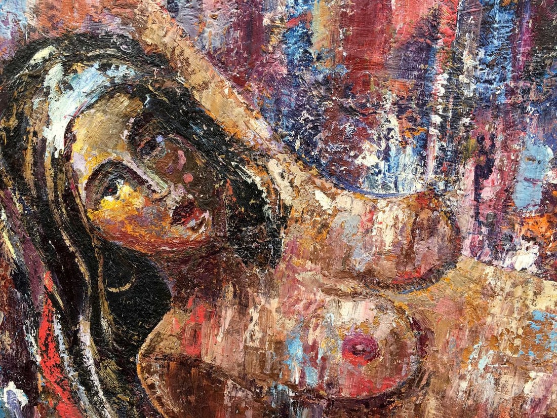 Oil painting figure naked girl Kuts Valentin Pavlovich - 2