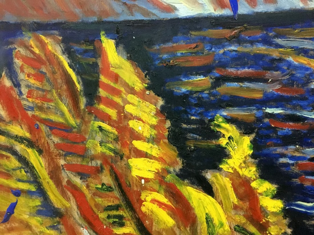 Oil painting Thoughts of the artist Kovalenko Yuri Andreevich - 3