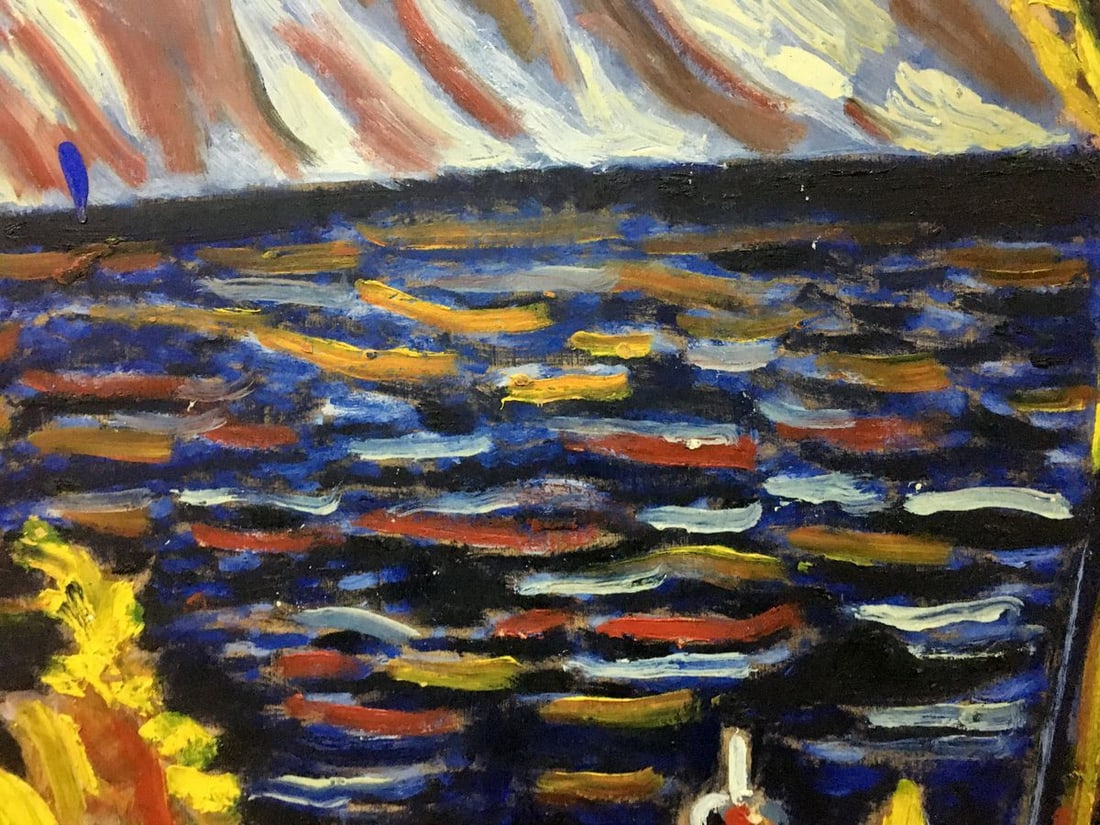 Oil painting Thoughts of the artist Kovalenko Yuri Andreevich - 4