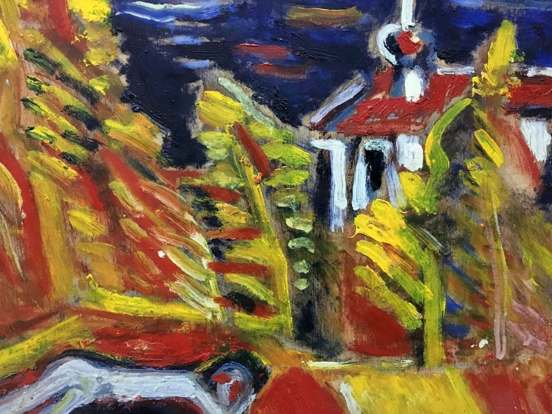 Oil painting Thoughts of the artist Kovalenko Yuri Andreevich - 5