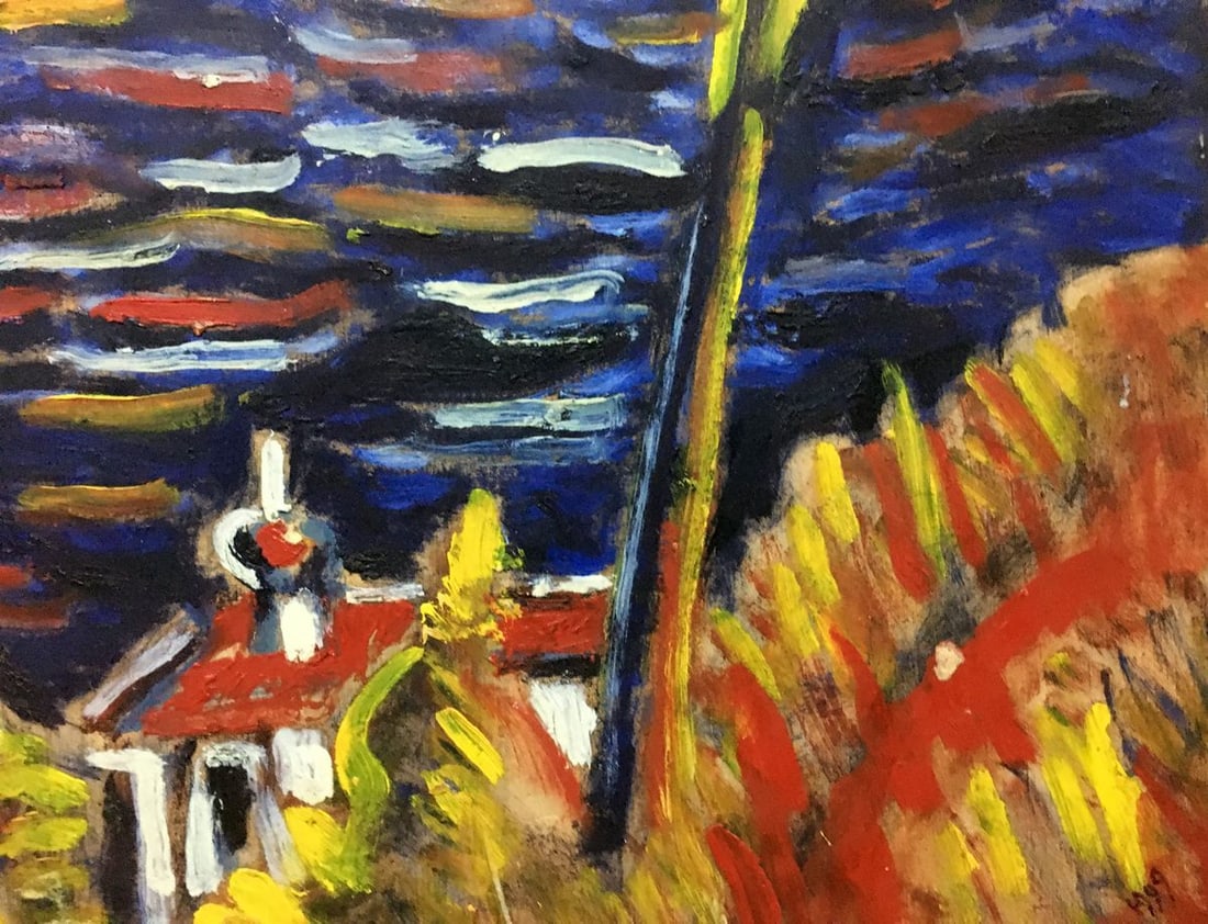 Oil painting Thoughts of the artist Kovalenko Yuri Andreevich - 6